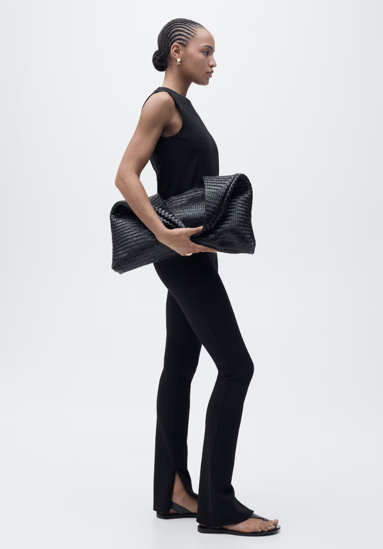 MANGO, Skinny Pants With Openings
