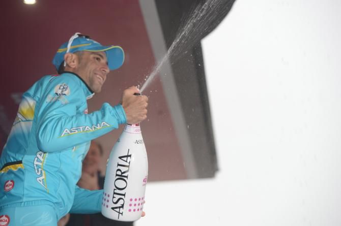 Vincenzo Nibali (Astana) wins his first stage of this year's race