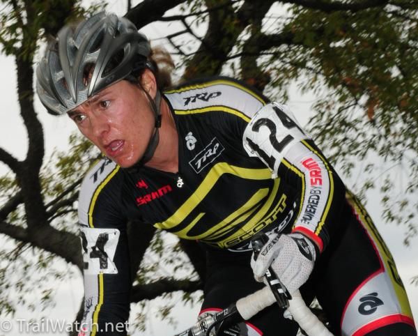 Kerry Barnholt (Scott Ritchey) eyeing a descent