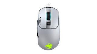 best wireless mouse Roccat Kain 202 AIMO from the top on a white background