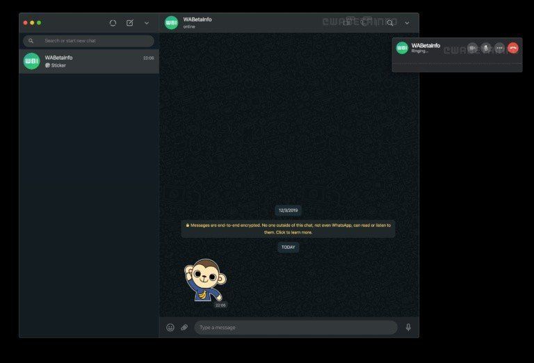 Whatsapp Web Calls