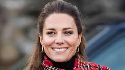  Catherine, Duchess of Cambridge during a visit to Cardiff Castle with Prince William