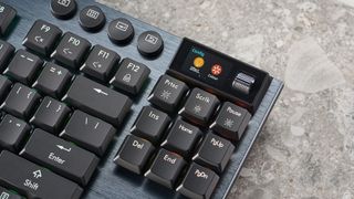 A black Hexgears Immersion A3 TKL hot-swappable mechanical low-profile keyboard