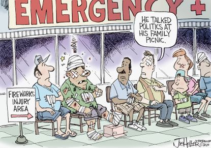 Political cartoon