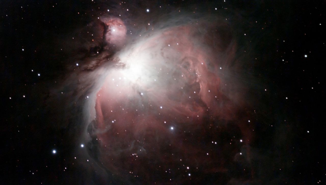 Photo of the Orion nebula, captured by the Vaonis Stellina smart telescope
