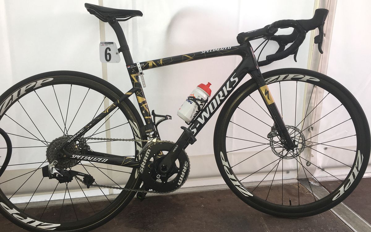 Anna van der Breggen's Specialized S-Works Tarmac Disc