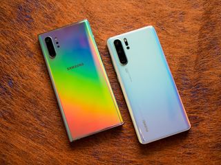Galaxy Note 10+ and Huawei P30 Pro