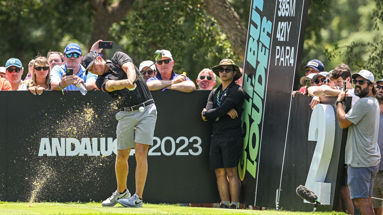 Talor Gooch at the LIV Golf Andalucia tournament