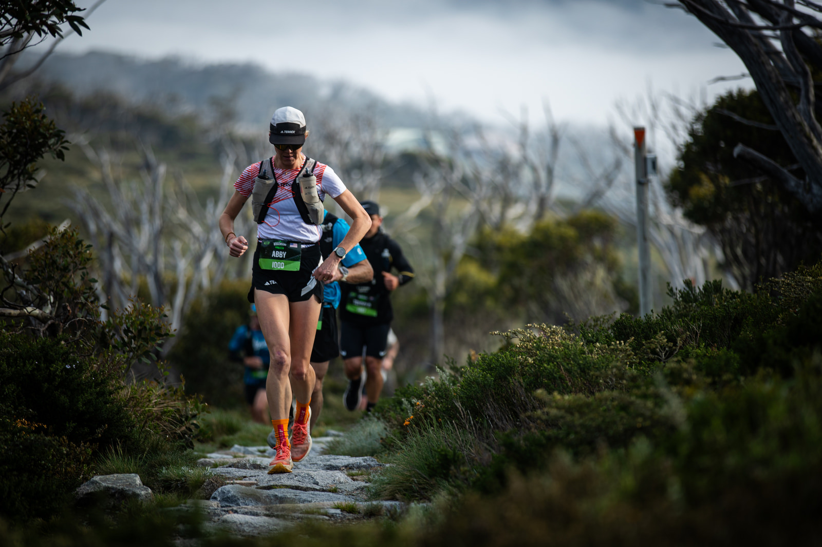 Abby Hall running in UTMB Kosciuszko 2024