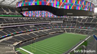 SoFi Stadium Finishes Largest Samsung Videoboard in Sports