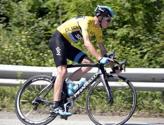 Chris Froome on stage five of the 2014 Criterium du Dauphine