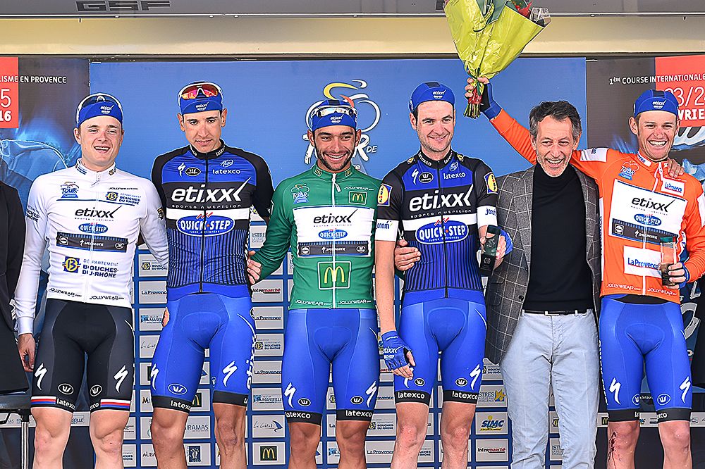Etixx-QuickStep on the final podium for best team at la Provence