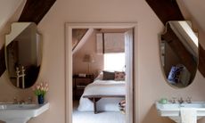 A loft with bathroom and bedroom