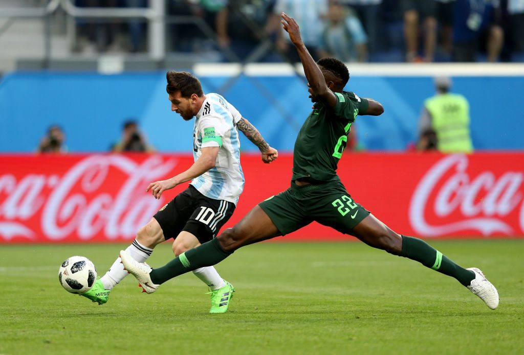 Lionel Messi&amp;#039;s first goal of Russia World Cup. 