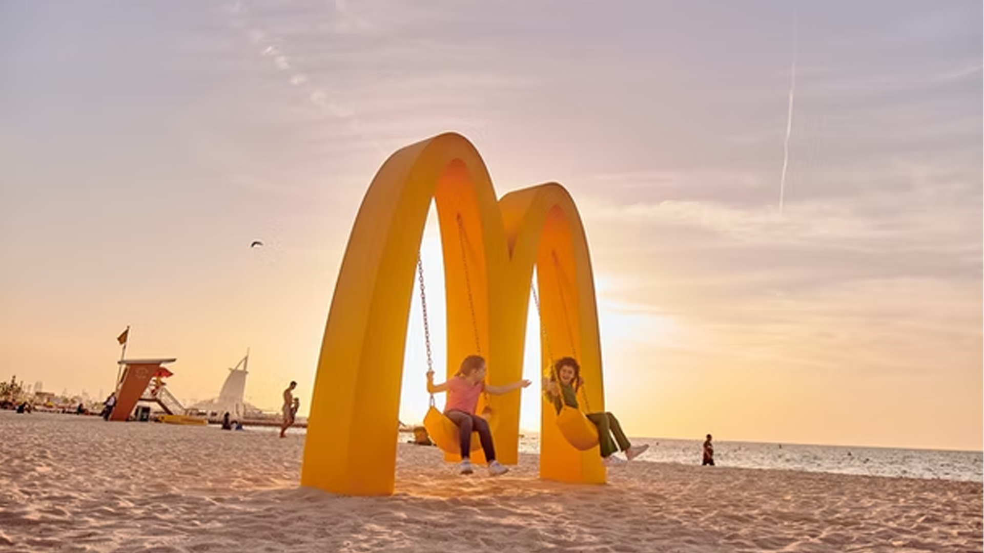 The McDonald's swings