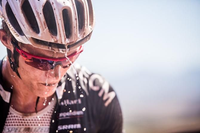 Theo Blignaut cools down