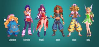 Trials Of Mana Characters