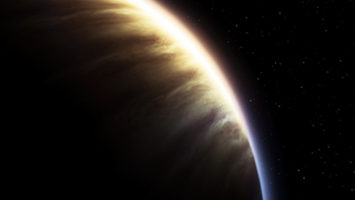 A gas giant planet