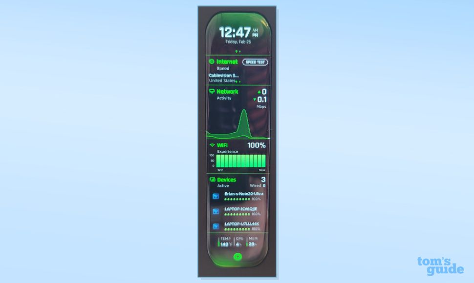Amplifi Alien Display Information – TOMP