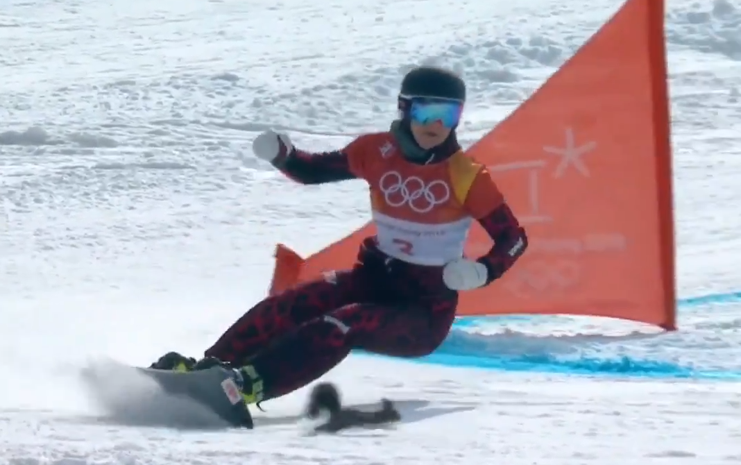 A squirrel dodges death at the Olympics