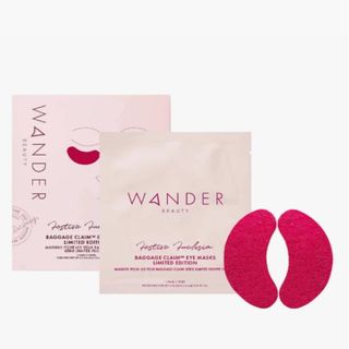 Wander Beauty Baggage Claim pink eye masks 