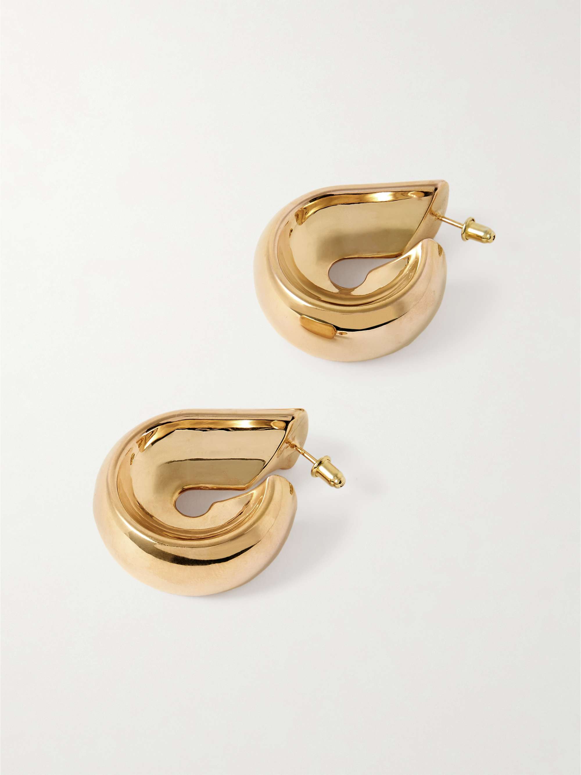 Creole Gold-Tone Hoop Earrings