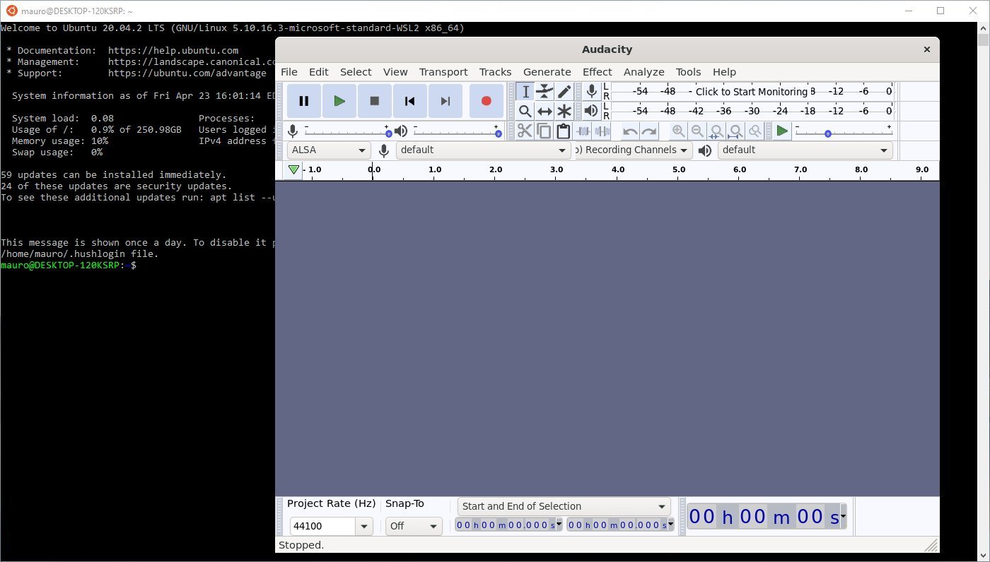 Linux GUI app in WSL