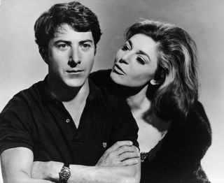 dustin hoffman and anne bancroft in The graduate