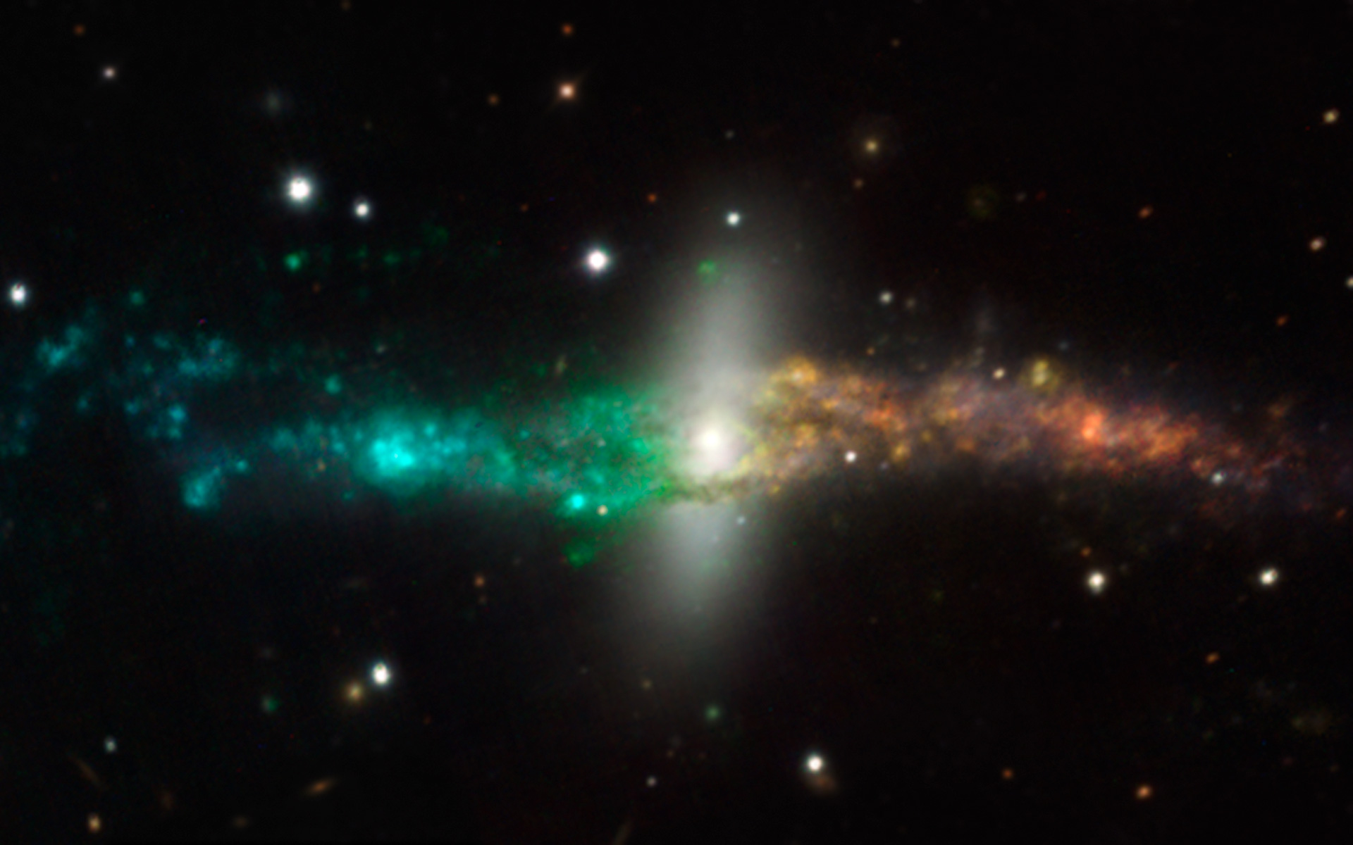 MUSE Color-Coded Image of NGC 4650A 1920