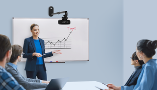 AVer reveals new conference camera for whiteboards and content.