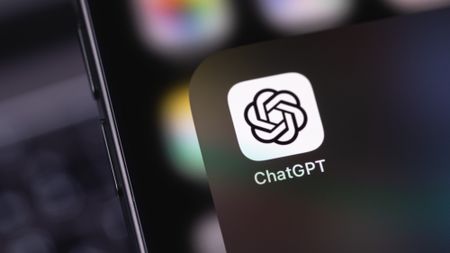 ChatGPT app icon on mobile device