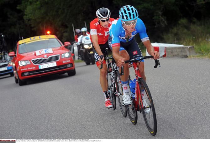 Jack Bauer (Garmin-Sharp) came close to a win in stage 15.