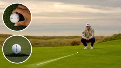 New Titleist AIM alignment golf balls