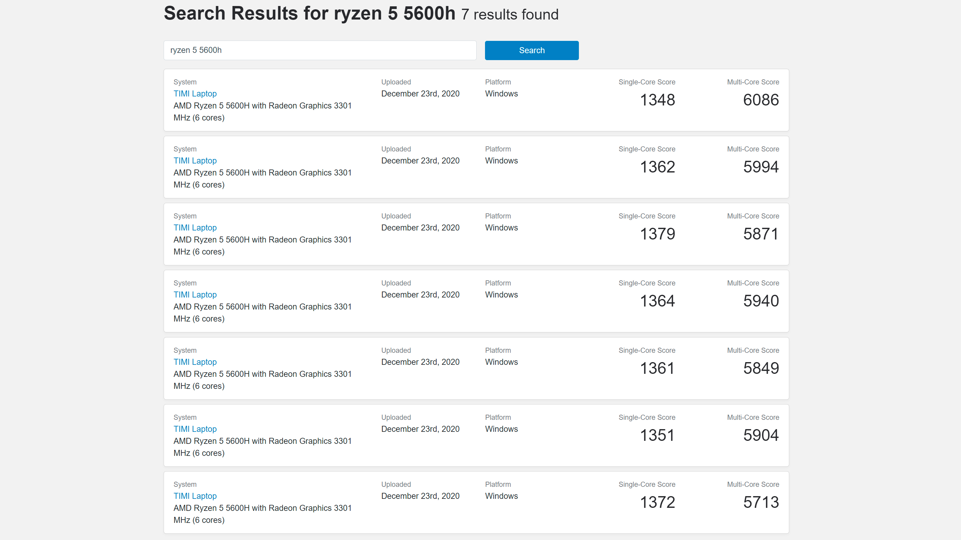 AMD Ryzen 5 5600H