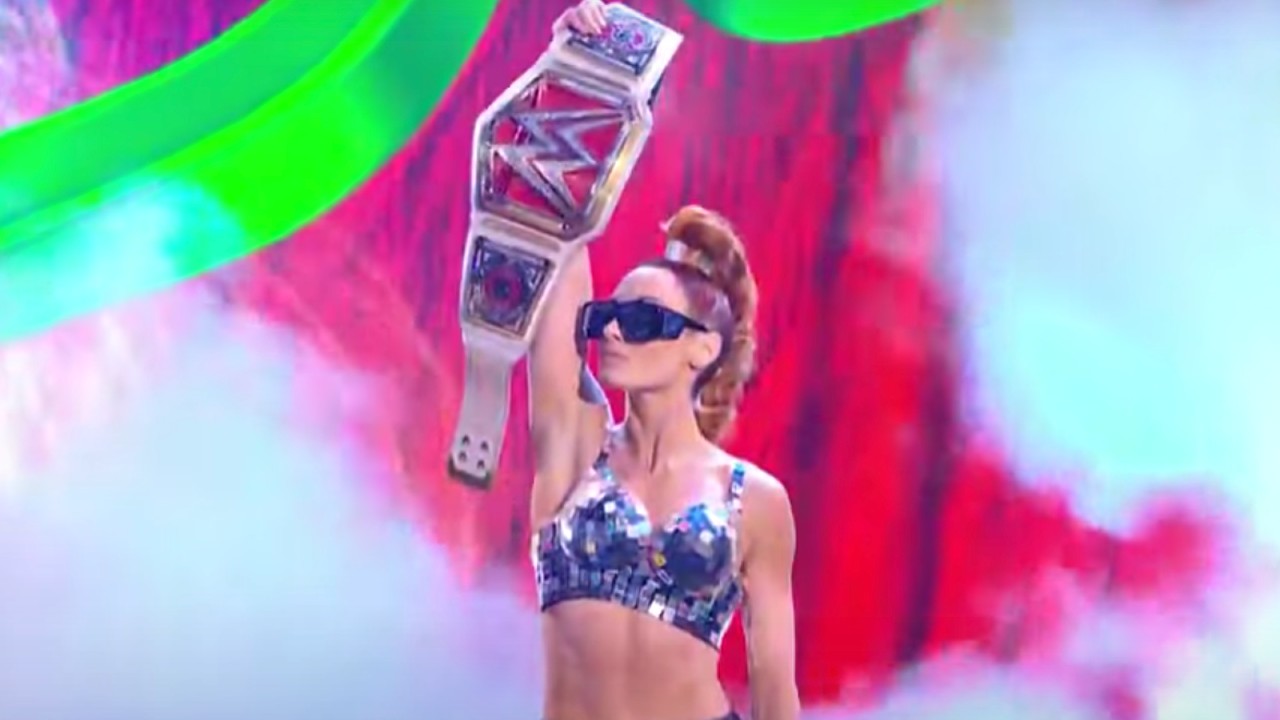 Becky Lynch Holds the Raw Women's Championship on Monday Night Raw