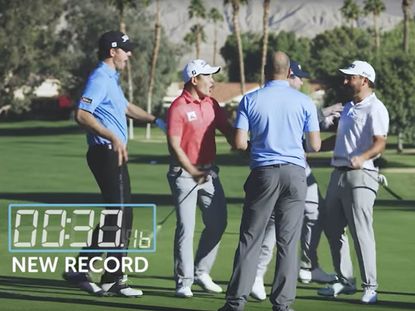WATCH: PGA Tour Rookies Break Record For Fastest Hole
