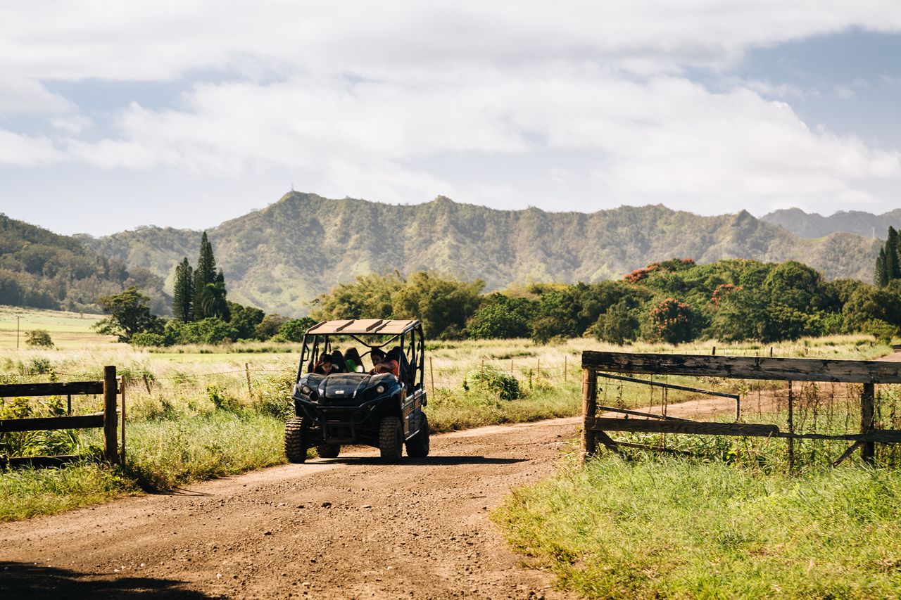 Four-wheel-drive ATVs provide an alternative way of touring Kauai