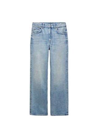 High-waisted straight-leg jeans - Women