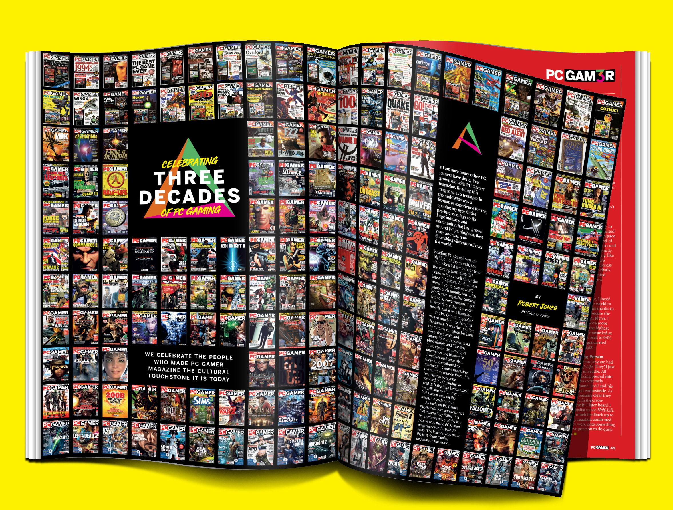 Número del 30 aniversario de la revista PC Gamer