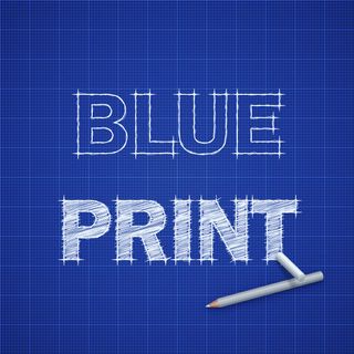 Typography tutorials: blue print