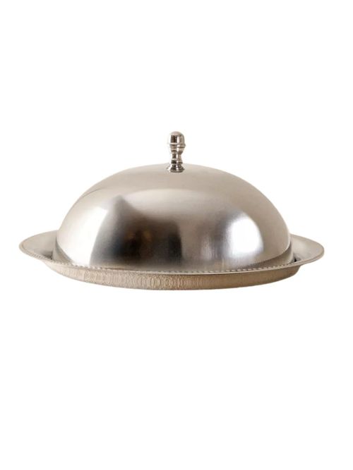 Tray With Steel Dome