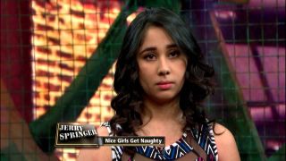A woman on the Jerry Springer Show