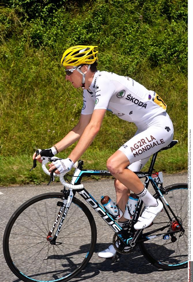 Romain Bardet (AG2R La Mondiale) had a bad day in the Pyrenees