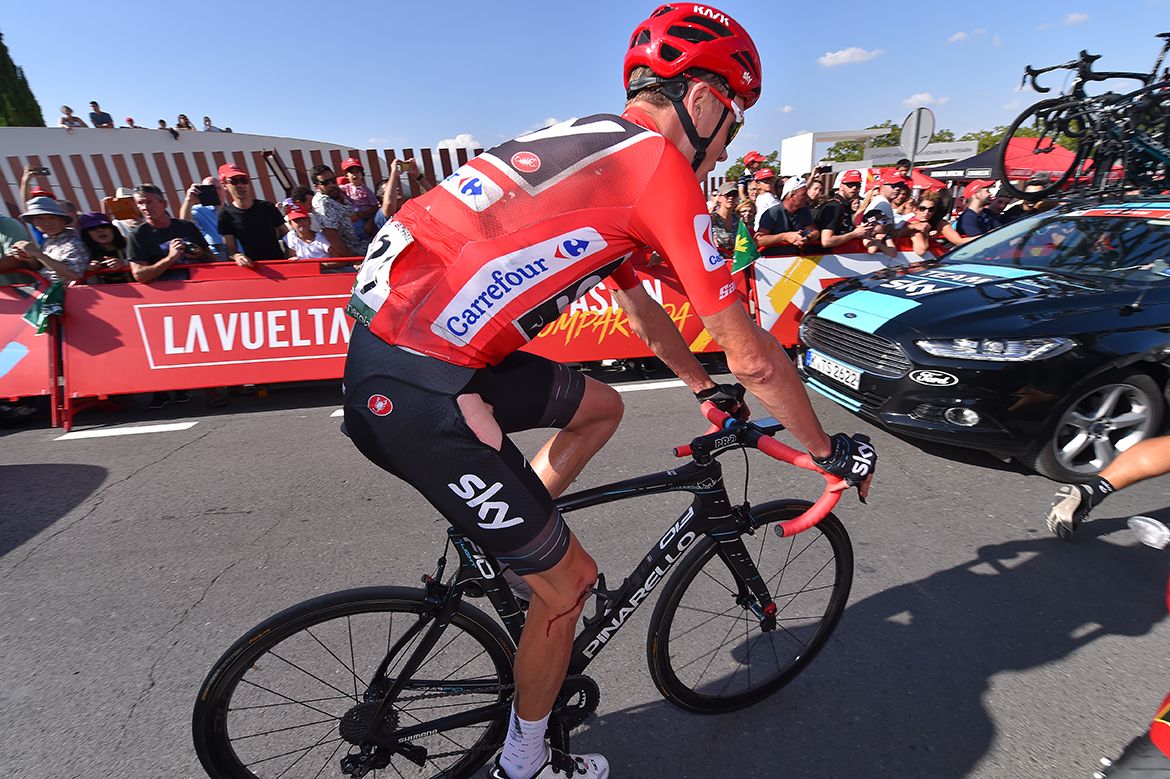 A torn up Chris Froome