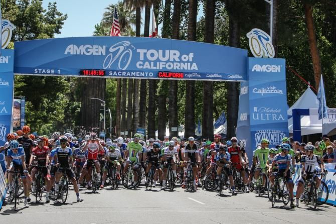 The start in Sacramento