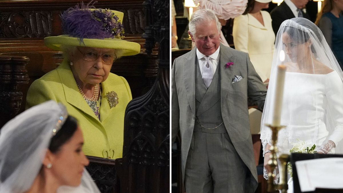 The Queen was uncomfortable with Charles leading Meghan to the altar