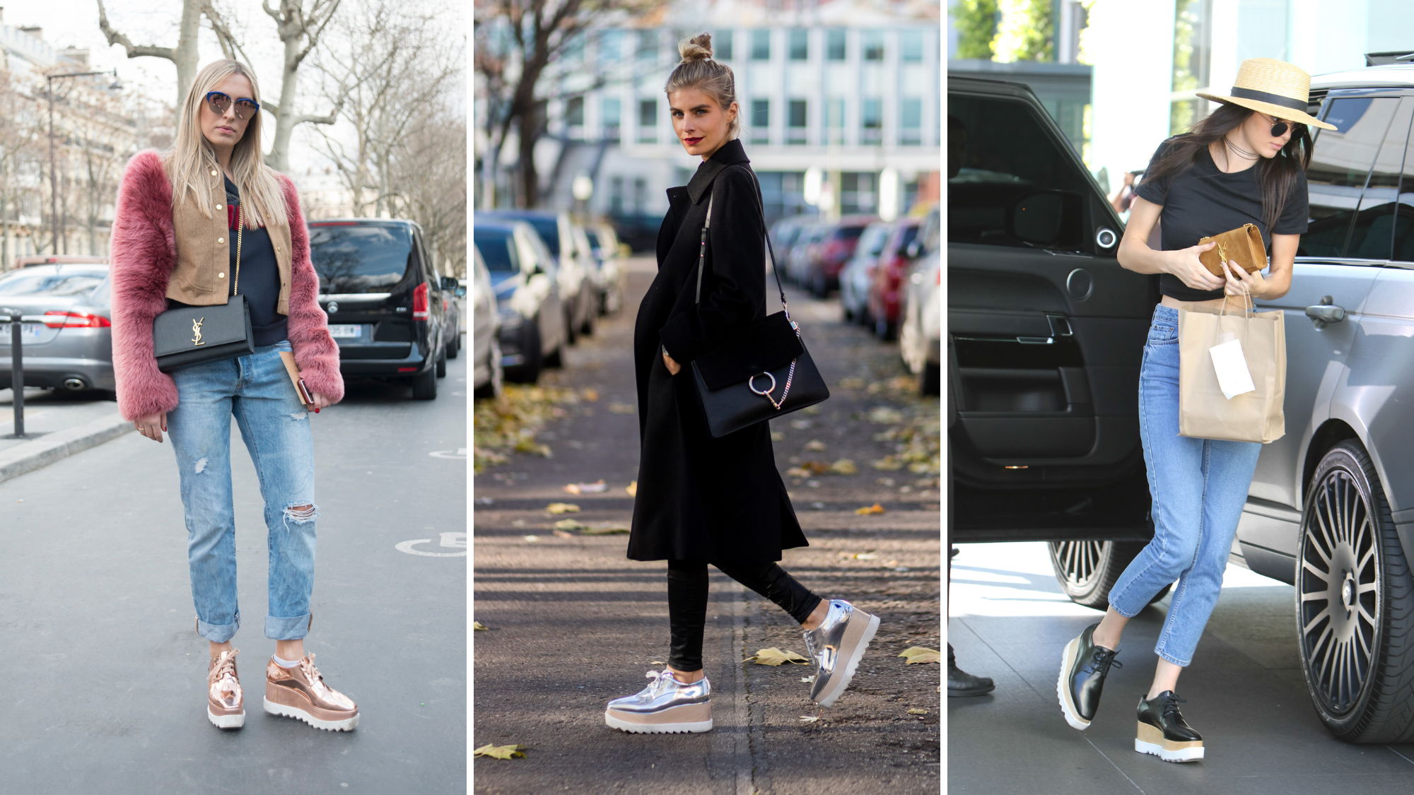 Stella McCartney Elyse shoes 2015-2017, Kendall Jenner and street style