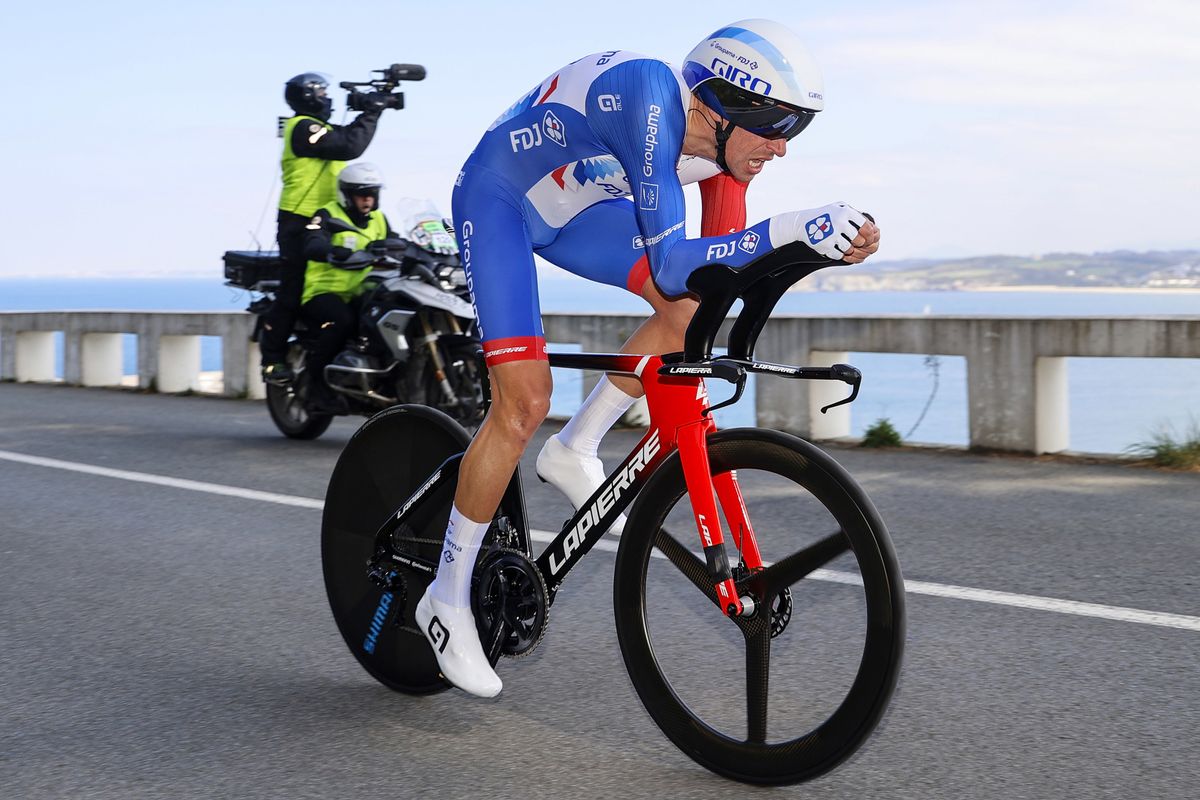 Bruno Armirail (Groupama-FDJ) in action during the Itzulia Basque Country