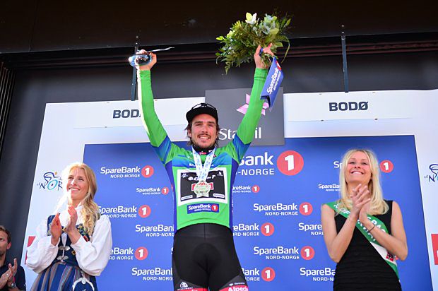 John Degenkolb (Gaint-Alpecin) wins stage 4 at Arctic Race of Norway and points classification