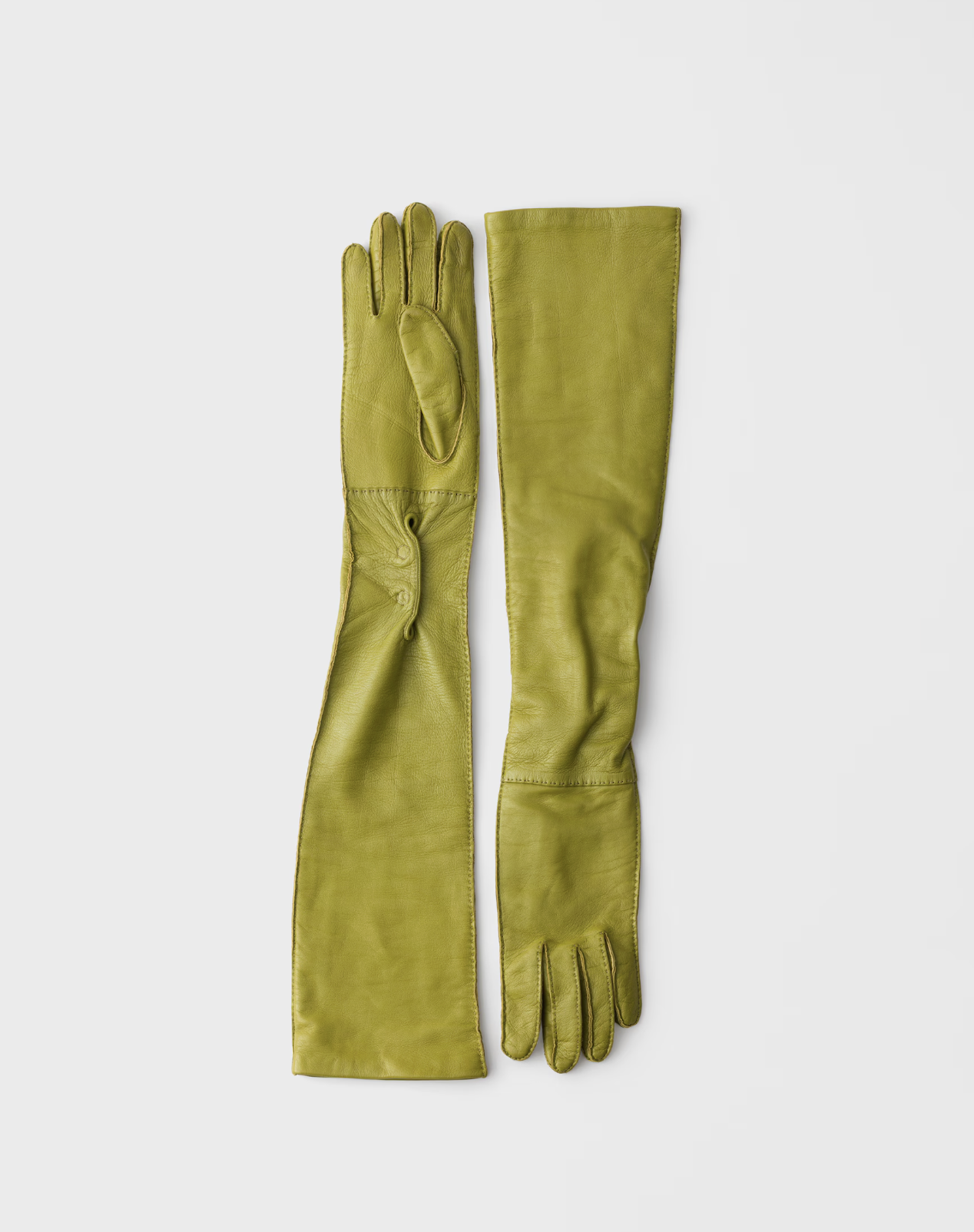 PRADA, Leather Long Gloves